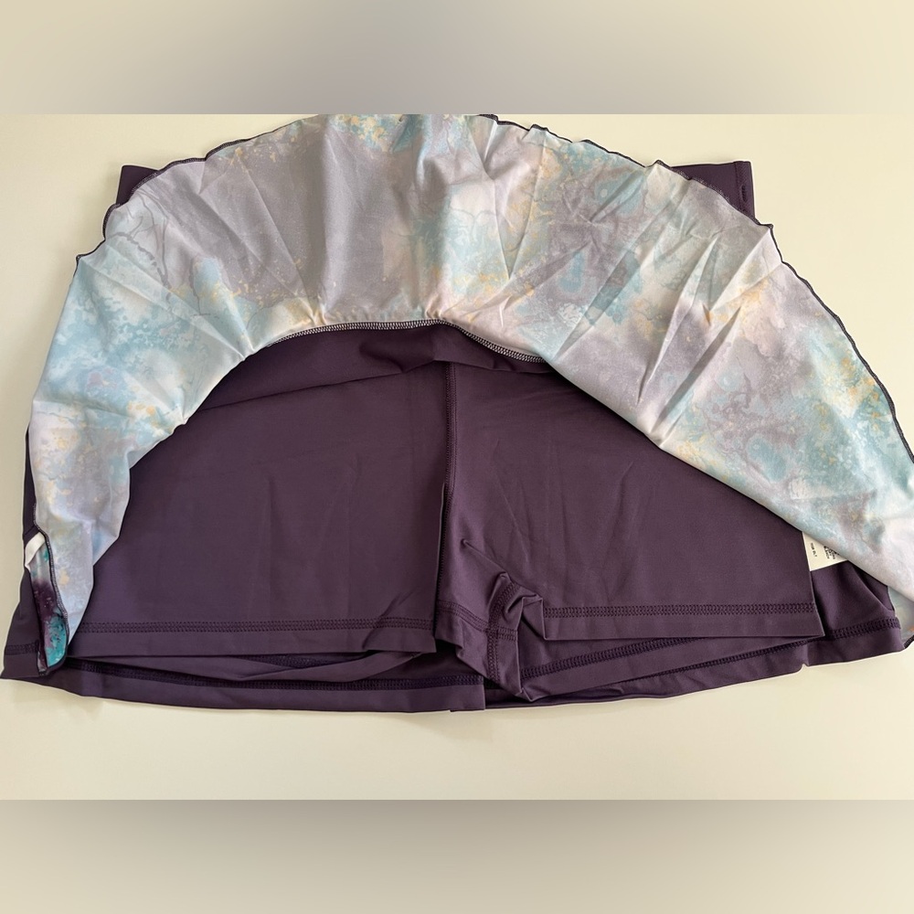 SOFIBELLA | NWT UPF 50 Asymmetrical Print Accent Skort - Picture 6 of 8